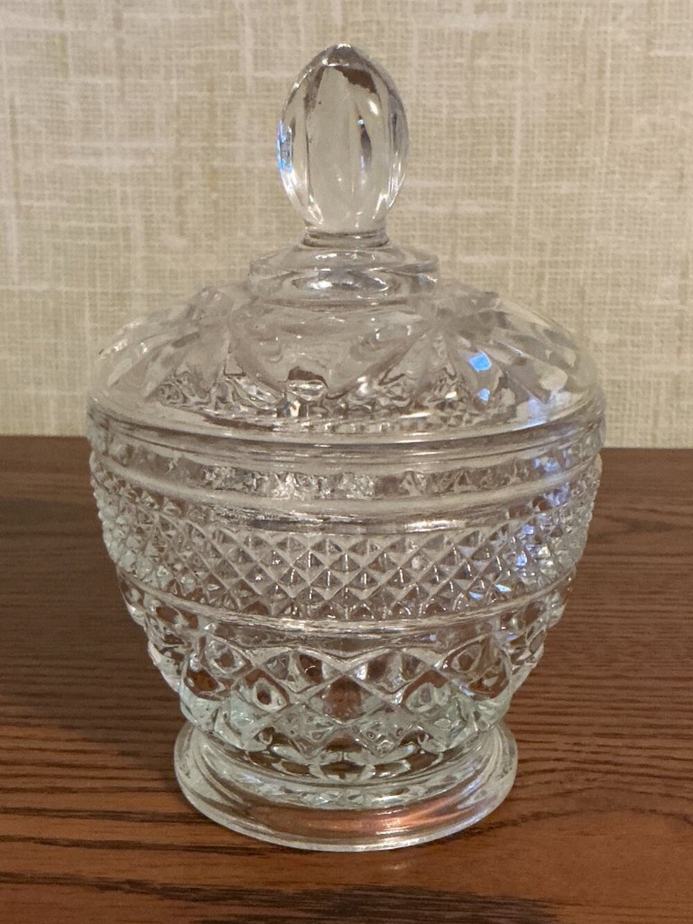 Anchor Hocking Wexford Glass Candy Dish (1967-1998)